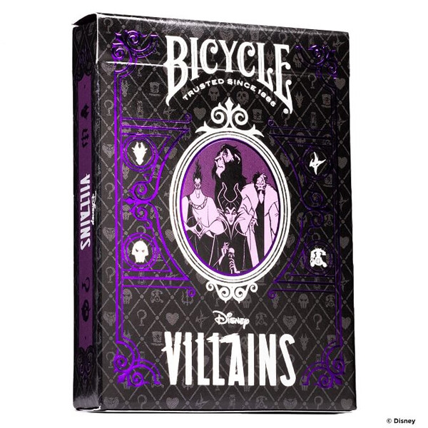 Billede af Bicycle Disney Villains - Lilla hos Pokershop