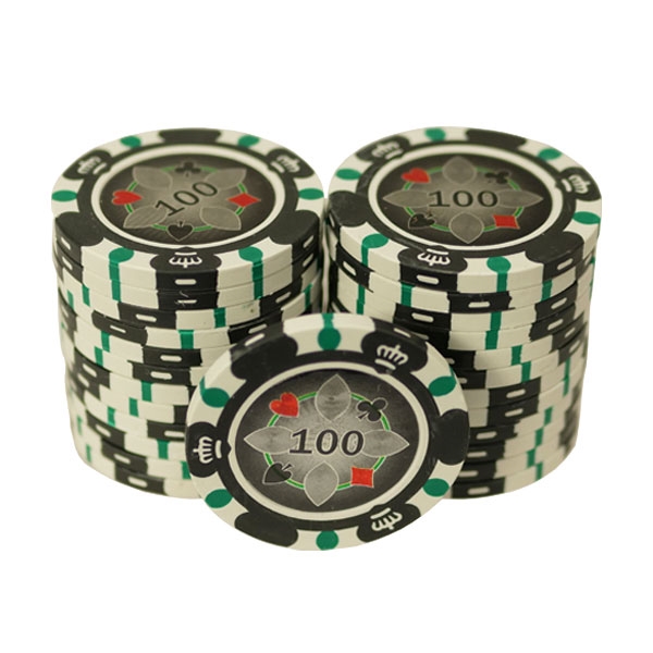 Køb Crown Casino 14,5 gram - Sort 100 (25 stk)  - Pris 75.00 kr.