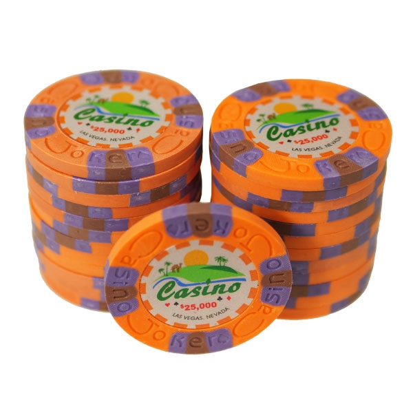 Køb Joker Casino Orange $25000 (25 stk)  - Pris 75.00 kr.