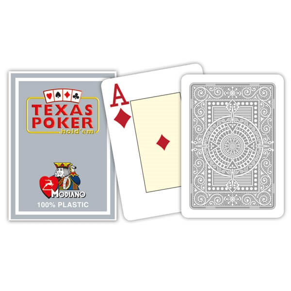 Se Modiano Texas Poker Hold'em - Grå hos Pokershop