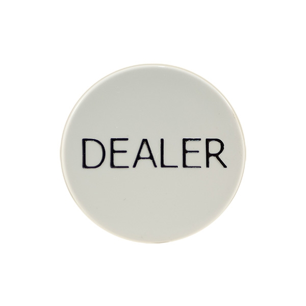 Billede af Hvid Dealer Button