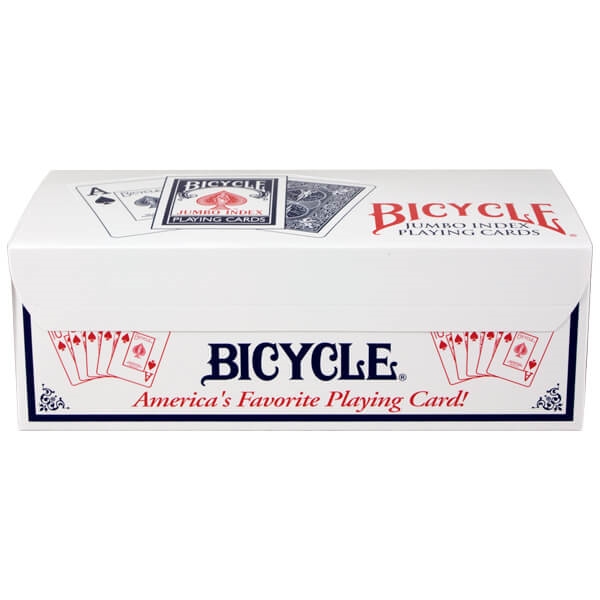 Se Bicycle Rider Back Jumbo (1 brick - 12 stk) hos Pokershop