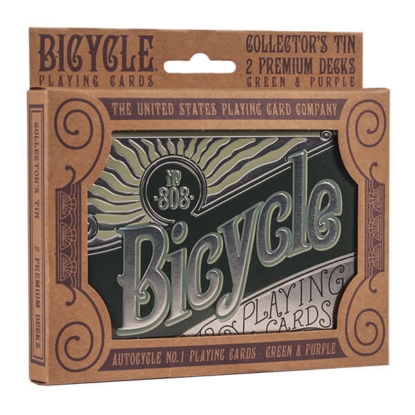 Billede af Bicycle Retro Tin Box Collector