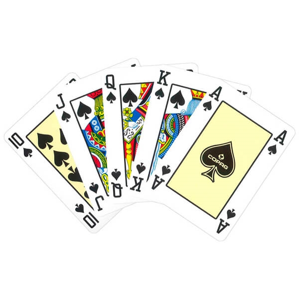 Billede af Copag 100% Plastic Poker Almindelig Index, Blå