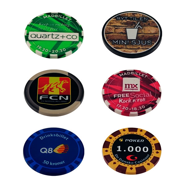Køb Personlige Keramiske Pokerchips  - Pris 0.00 kr.