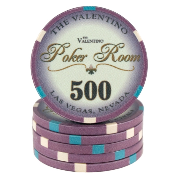 Billede af Valentino Poker Room Lilla 500