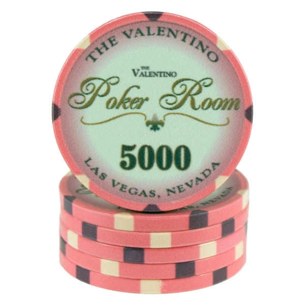 Se Valentino Poker Room Pink 5000 hos Pokershop