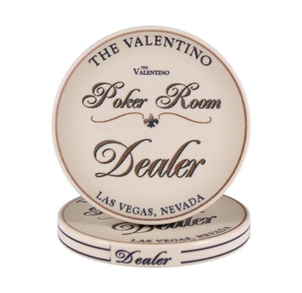 Se Dealer Button, Valentino Poker Room hos Pokershop